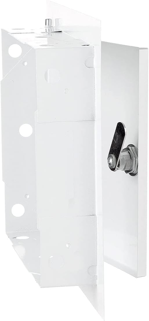 Access Panel Door Metal With Lock, White 250mm x 300mm - Best4Trade-Retail