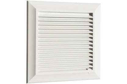 Louvre Vent White Duo Smart 135G 135mm With Fly Mesh - Best4Trade-Retail