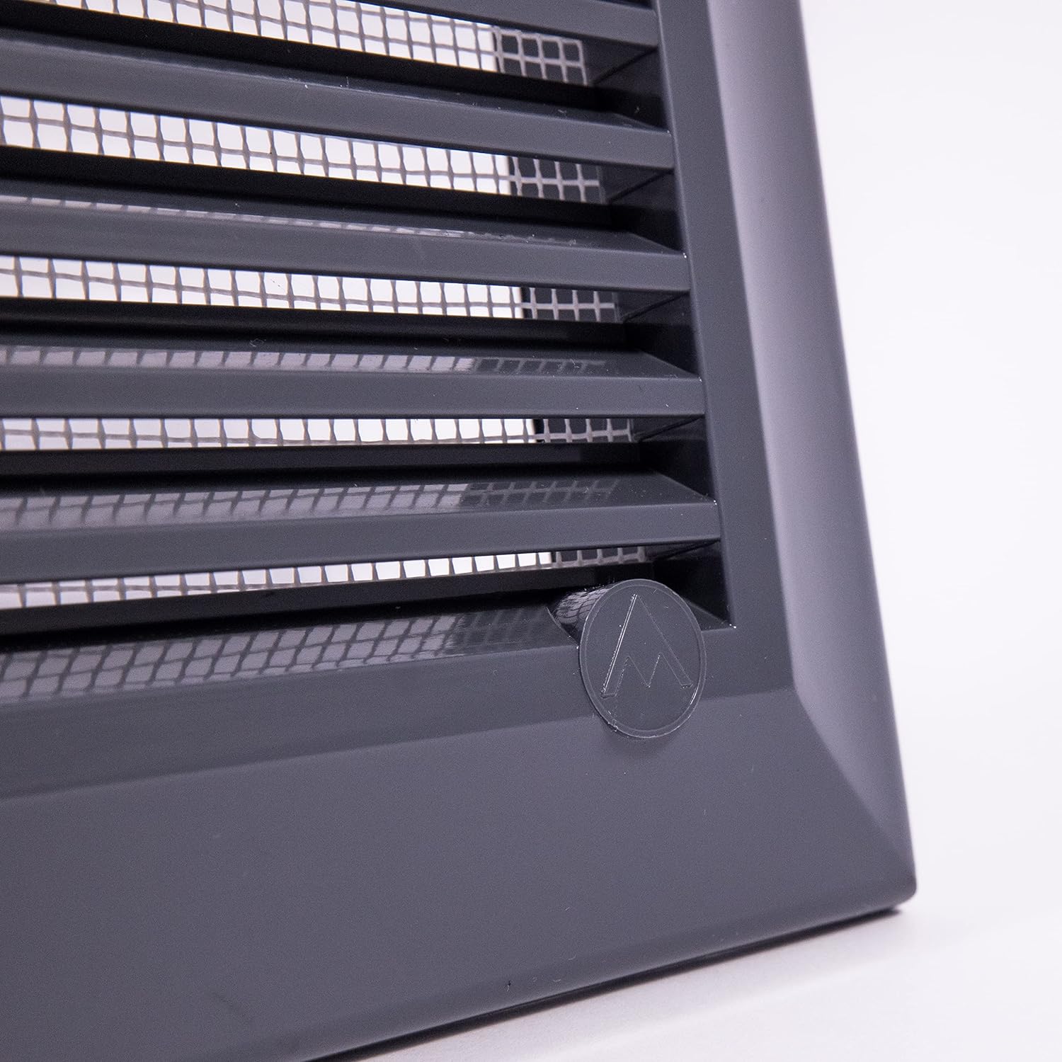 Louvre Vent Graphite Duo Smart 140/210 140mm X 210mm With Fly Mesh - Best4Trade-Retail