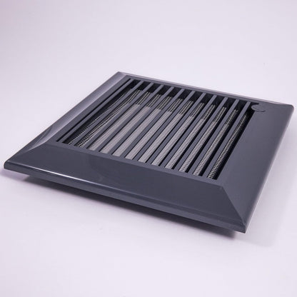 Louvre Vent Graphite Duo Smart 135G 135mm With Fly Mesh - Best4Trade-Retail