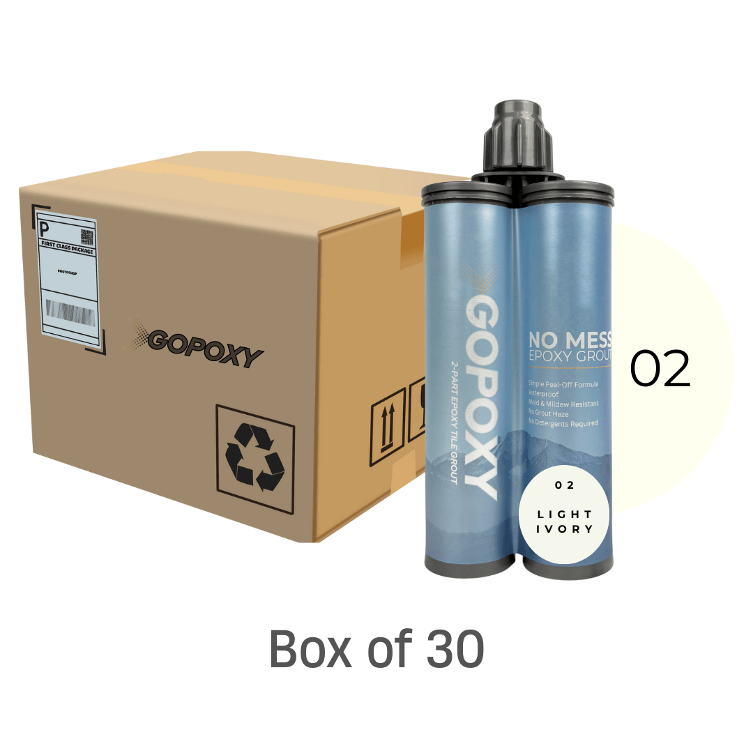 GoPoxy 'No Mess' Epoxy Grout – Box of 30 - GoPoxy Tile Grout