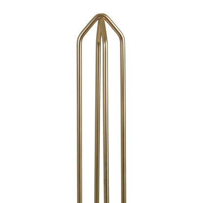 Vertex Kitchen Roll Holder With Contour Matte Gold Finish