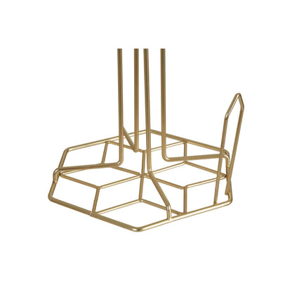 Vertex Kitchen Roll Holder With Contour Matte Gold Finish