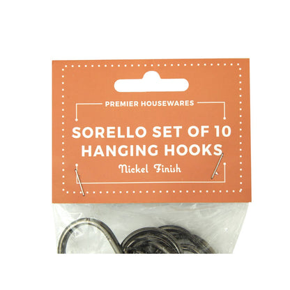 Sorello Gunmetal Black Hooks - Set of 10