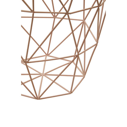 Vertex Pink Finish Storage Basket