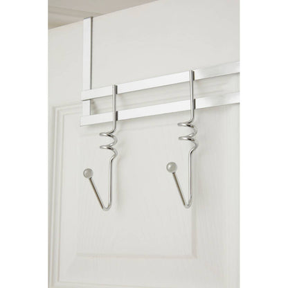 Over Door Chrome 5 Hook Hanger