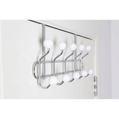 Over Door White Ceramic Balls Hanger