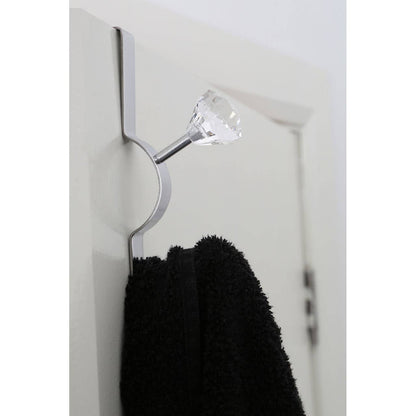 Over Door Clear Diamantes Double Hook