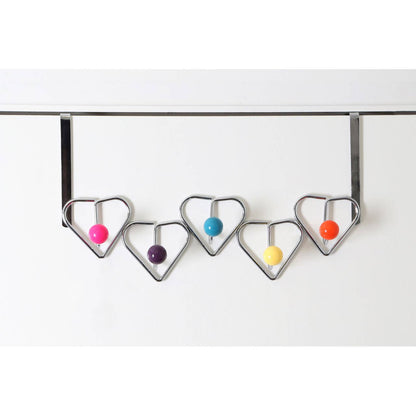 Multi Colour Heart Design Over Door Hanger