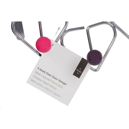 Multi Colour Heart Design Over Door Hanger