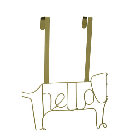 Kirby Gold Finish Sausage Dog Hanger