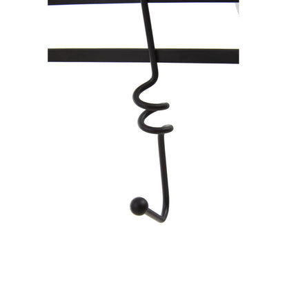 Matte Black Over Door Hanger