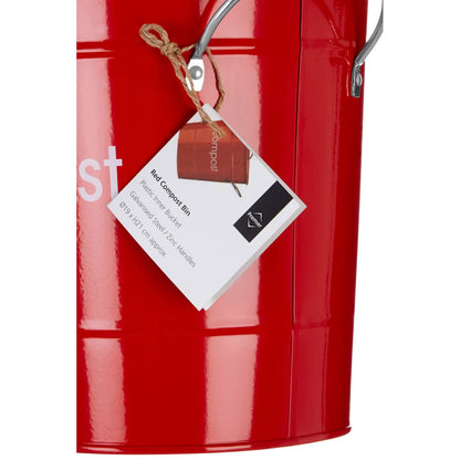 Red Compost Bin