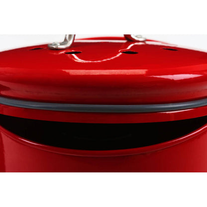 Red Composite Bin with Handle