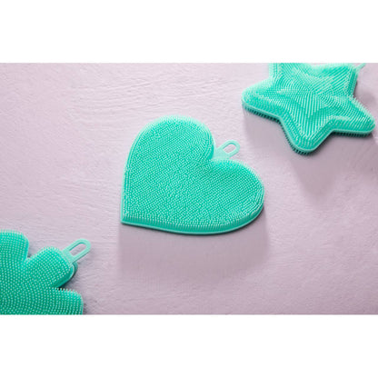 Zing Teal Silicone Dish Scrubbers