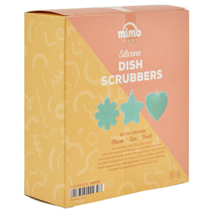 Zing Teal Silicone Dish Scrubbers