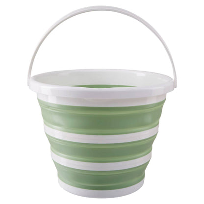 Green White Collapsible Bucket