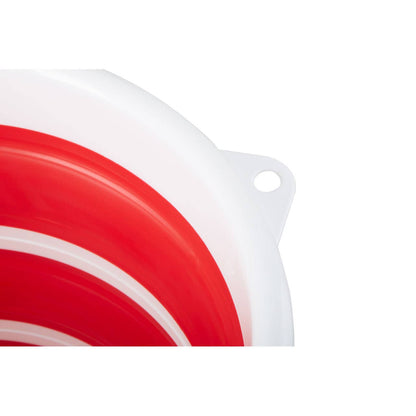 Red White Collapsible Bucket