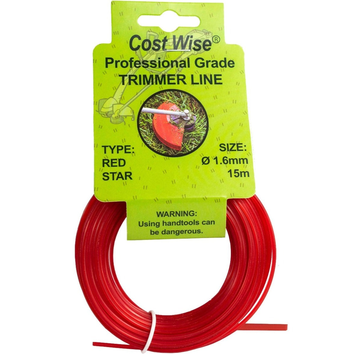 Strimmer Line Red Star 1.6mm x 15m - Best4Trade-Retail Garden tools & Accesories