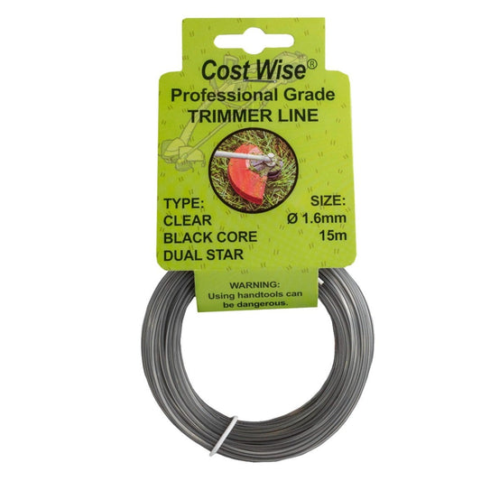 Strimmer Line Dual Black Star 1.6mm x 15m - Best4Trade-Retail Garden tools & Accesories