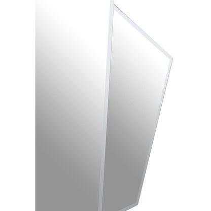 YulaÂ Wall Mirror With Silver Finish Frame