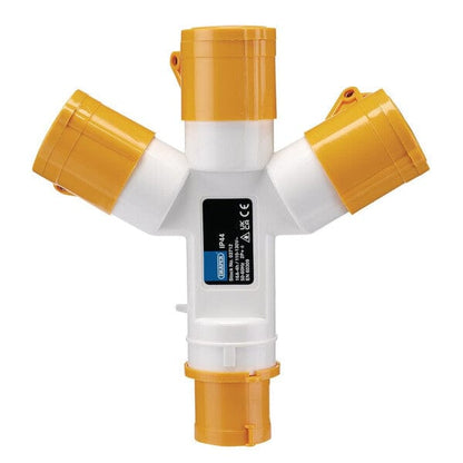 Draper 110V 3-Way Splitter x 16A - Draper