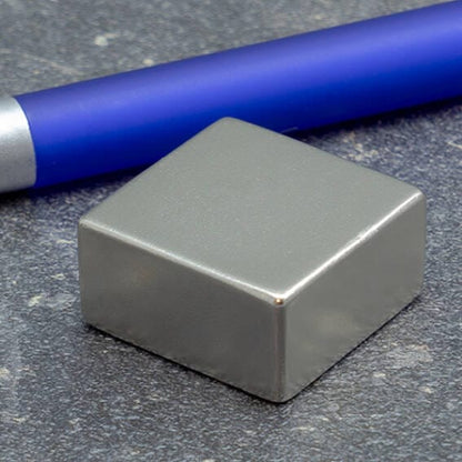 Neodymium Block Magnets 25.4mm x 25.4mm x 12.7mm High - N40 - Magnets Direct Listing