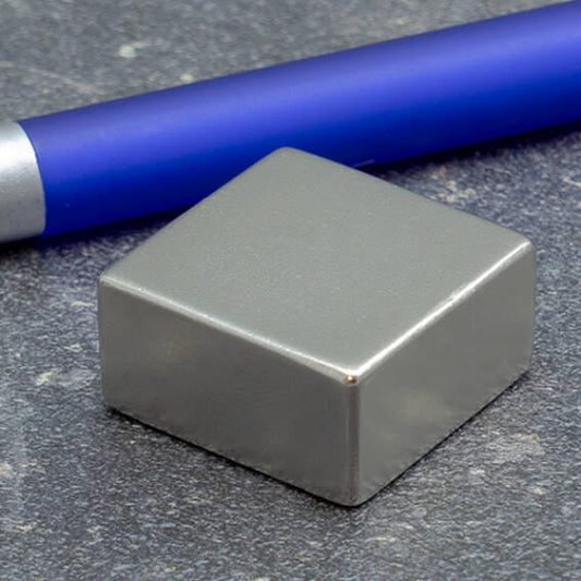 Neodymium Block Magnets 25.4mm x 25.4mm x 12.7mm High - N40 - Magnets Direct Listing