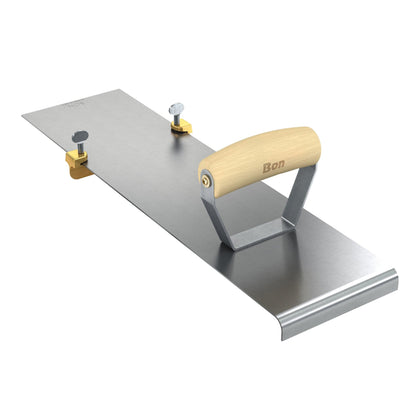 Bon Tool Adjustable Edger/Groover - Wood Wave Handle - RHINOBUILD Bricklaying Tools