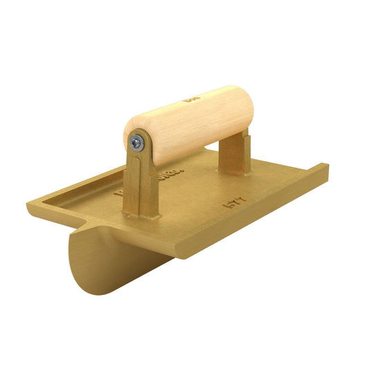 Bon Tool Oversize Bronze Hand Concrete Groover - Wood (12-577) - RHINOBUILD Bricklaying Tools