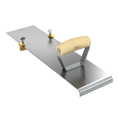 Bon Tool Adjustable Edger/Groover - Wood Wave Handle - RHINOBUILD Bricklaying Tools