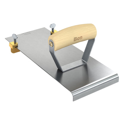 Bon Tool Adjustable Edger/Groover - Wood Wave Handle - RHINOBUILD Bricklaying Tools