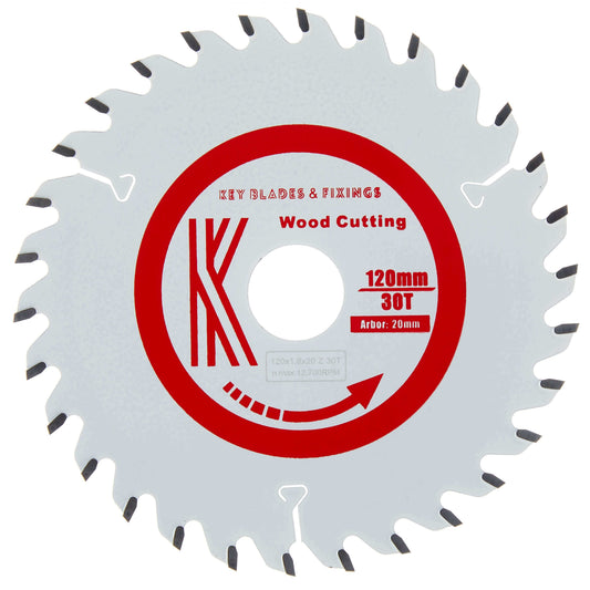 Circular Saw Blades 120mm x 20mm x 1.8mm 30 Tooth