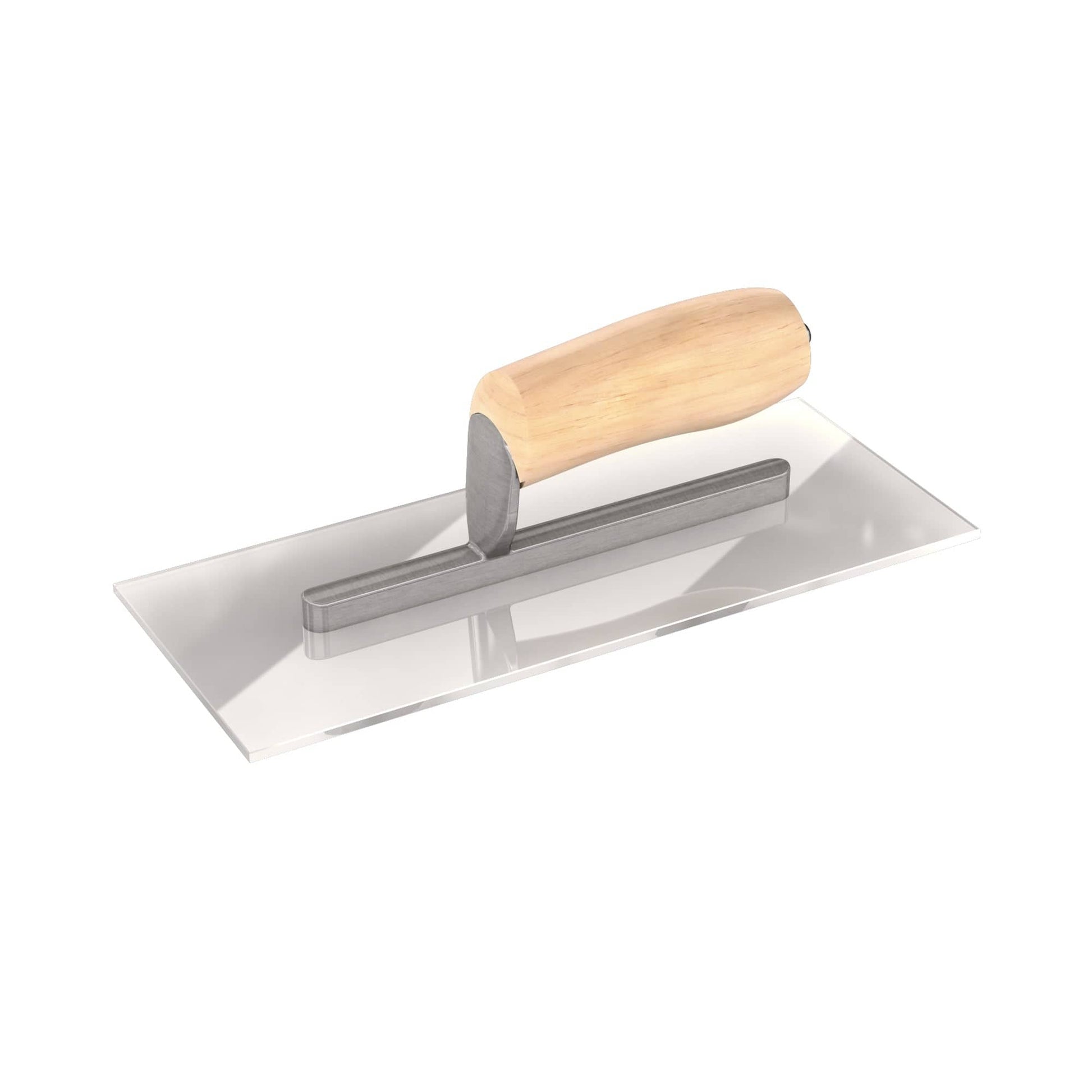 Bon Plastic Trowel - Camel Back Wood Handle - RHINOBUILD Plastering Tools