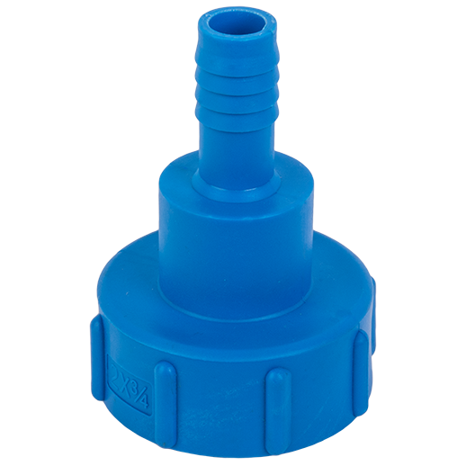 IBC S60X6 to 3/4" Hose Tail BLUE - Best4Trade-Retail Tech Hose & Fittings