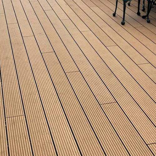 RynoTerrace Classic Grooved Reversible Composite Deck Board Sample - Ryno Outdoor & Garden
