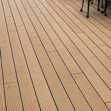 Load image into Gallery viewer, RynoTerrace Classic Grooved Reversible Composite Deck Board Sample - Ryno Outdoor &amp; Garden
