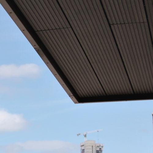 RynoTerrace Classic Grooved Reversible Composite Deck Board Sample - Ryno Outdoor & Garden