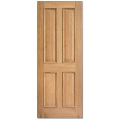 LPD Regency Oak 4 Panel Raised Mouldings Unfinished Internal - Shop Now