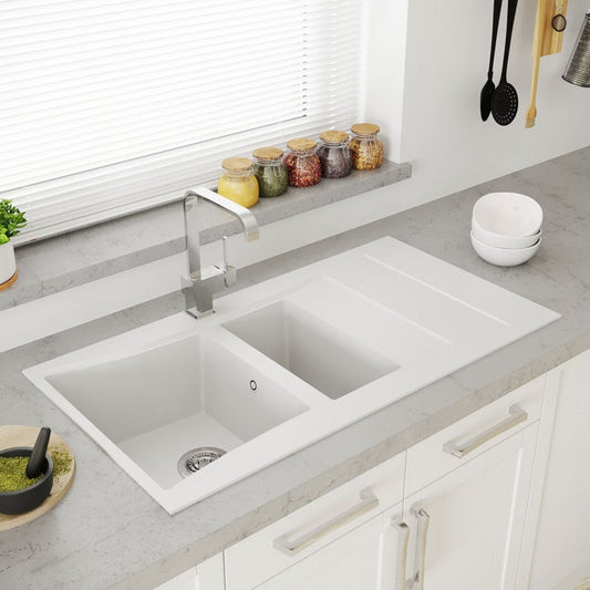 Astini Xeron 1.5 Bowl SMC Synthetic Reversible Kitchen Sink with Waste & Tap