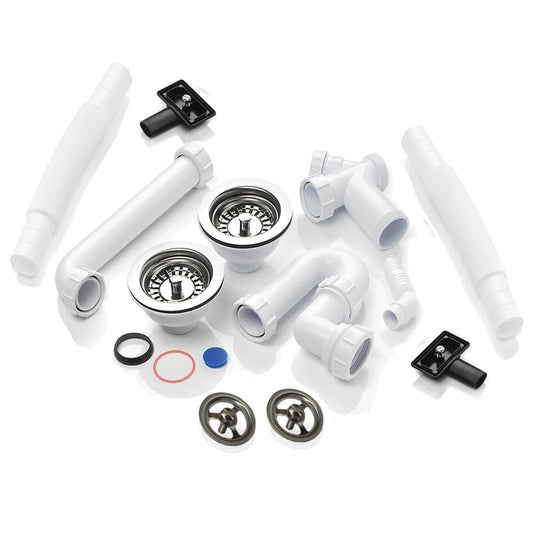Astini RAK Rangemaster 2.0 Bowl Waste with 2x Overflow and Plumbing Kit