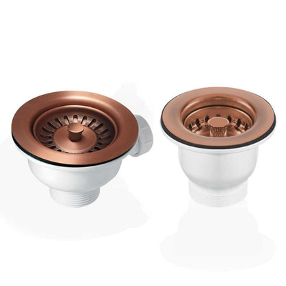 90 & 65mm Basket Strainer Waste for Astini, RAK, Rangemaster Ceramic Sink XK186+MBSWSS85-90