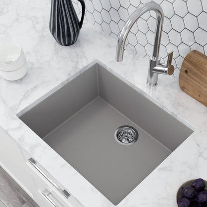 Astini Scuti 1.0 Large Bowl SMC Synthetic Inset/Undermount Kitchen Sink