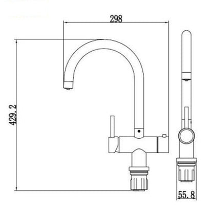 Astini Hot Stream 3.0 3-in-1 Boiling Hot Water Kitchen Tap & Filter