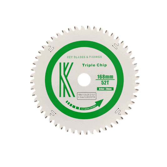 Circular Saw Blades 168mm x 20mm x 1.8mm 52T TCG Festool 2282