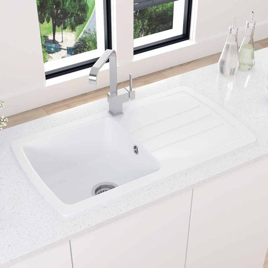 Astini Harrison 1.0 Bowl Composite Synthetic Kitchen Sink & Waste