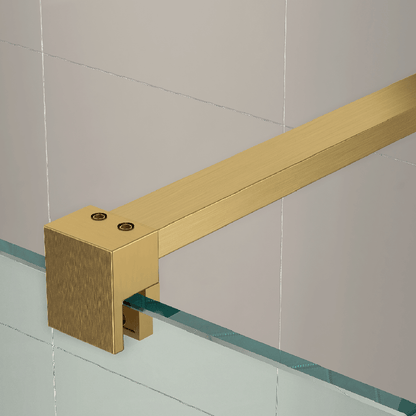 Astini T18 Brushed Brass 1000x1950x8mm Wetroom Panel