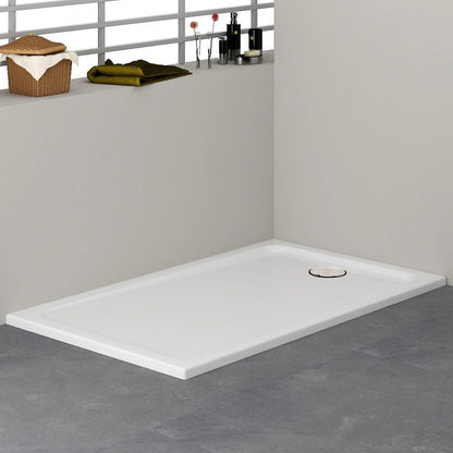 Astini White Rectangular Low Profile Shower Tray 1200x800mm