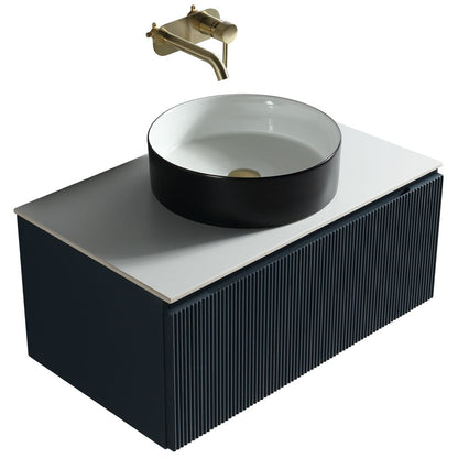 Astini Flauto 600mm Wall Hung Vanity Unit With Counter Top
