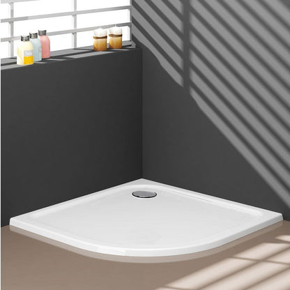 Astini White Quadrant Low Profile Shower Tray 900x900mm